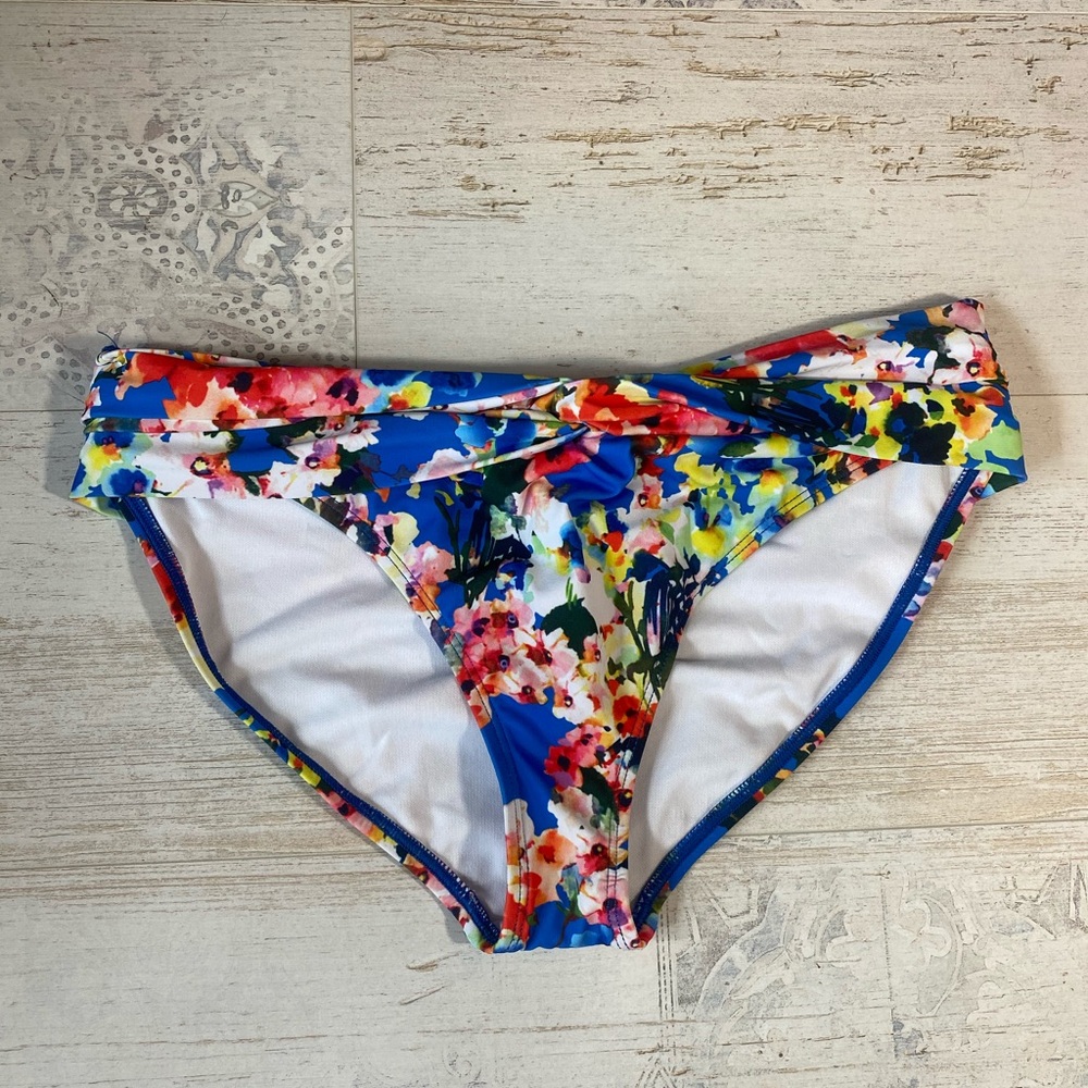 La Blanca Watercolor Floral Bikini Bottom